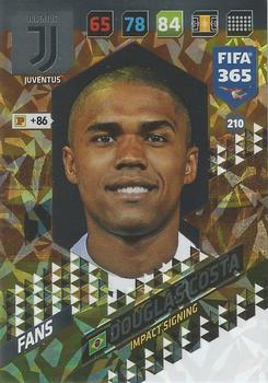 2017-18 Panini Adrenalyn XL FIFA 365 #210 Douglas Costa Front