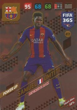 2017-18 Panini Adrenalyn XL FIFA 365 #417 Samuel Umtiti Front