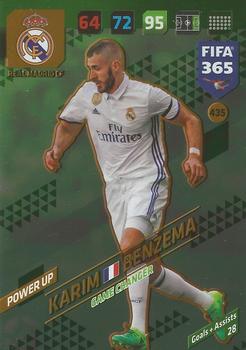 2017-18 Panini Adrenalyn XL FIFA 365 #435 Karim Benzema Front