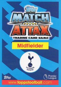 2017-18 Topps Match Attax Premier League - Limited Edition Gold #LE5G Christian Eriksen Back