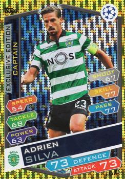 2016-17 Topps Match Attax UEFA Champions League - Exclusive Edition #S5 Adrien Silva Front