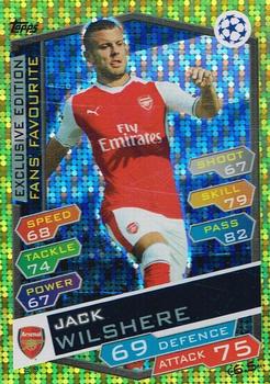 2016-17 Topps Match Attax UEFA Champions League - Exclusive Edition #S9 Jack Wilshere Front