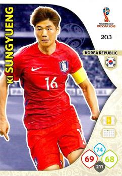 2018 Panini Adrenalyn XL FIFA World Cup 2018 Russia  #203 Ki Sung-Yueng Front