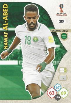 2018 Panini Adrenalyn XL FIFA World Cup 2018 Russia  #215 Nawaf Al-Abed Front
