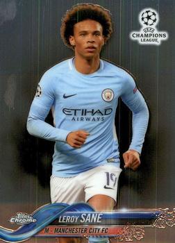 2017-18 Topps Chrome UEFA Champions League #34 Leroy Sané Front