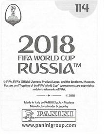 2018 Panini FIFA World Cup: Russia 2018 Stickers (Black/Gray Backs, Made in Italy) #114 Rui Patricio Back
