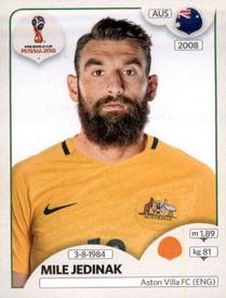 2018 Panini FIFA World Cup: Russia 2018 Stickers (Black/Gray Backs, Made in Italy) #224 Mile Jedinak Front