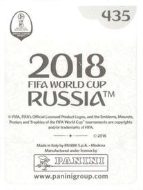 2018 Panini FIFA World Cup: Russia 2018 Stickers (Black/Gray Backs, Made in Italy) #435 Mats Hummels Back