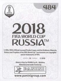 2018 Panini FIFA World Cup: Russia 2018 Stickers (Black/Gray Backs, Made in Italy) #484 Gustav Svensson Back