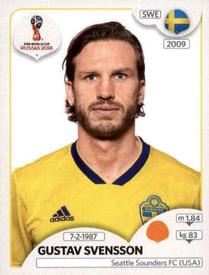2018 Panini FIFA World Cup: Russia 2018 Stickers (Black/Gray Backs, Made in Italy) #484 Gustav Svensson Front