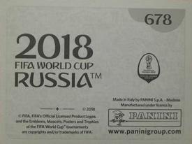 2018 Panini FIFA World Cup: Russia 2018 Stickers (Black/Gray Backs, Made in Italy) #678 France 1998 Back