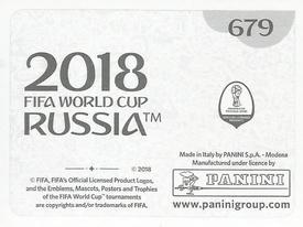 2018 Panini FIFA World Cup: Russia 2018 Stickers (Black/Gray Backs, Made in Italy) #679 Spain 2010 Back