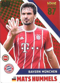 2018 Kickerz #22 Mats Hummels Front