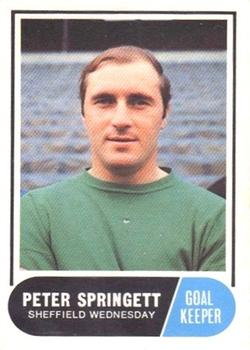 1969-70 A&BC Chewing Gum #42 Peter Springett Front