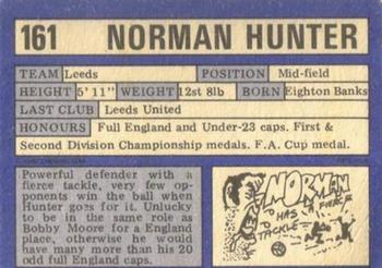 1973-74 A&BC Chewing Gum #161 Norman Hunter Back