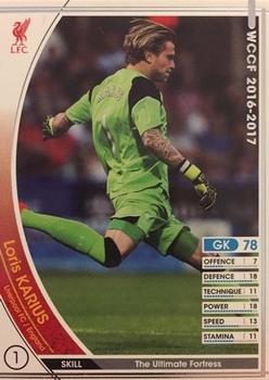 2016-17 Panini/Sega World Club Champion Football #33 Loris Karius Front