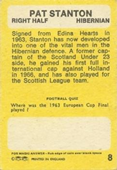 1968-69 A&BC Footballer (Scottish) #8 Pat Stanton Back