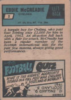 1969-70 A&BC Footballer (Scottish) #2 Eddie McCreadie Back