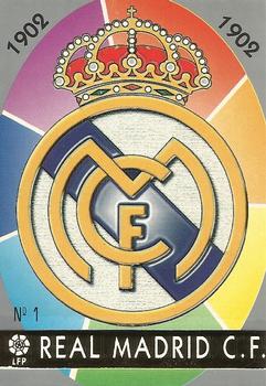 1997-98 Mundicromo Sport Las Fichas de La Liga #1 Real Madrid C.F. Front
