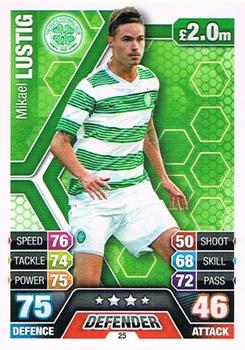 2013-14 Topps Match Attax Scottish Premiership #25 Mikael Lustig Front