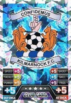 2013-14 Topps Match Attax Scottish Premiership #109 Kilmarnock Club Badge Front
