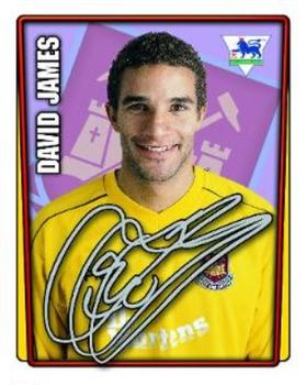 2001-02 Merlin F.A. Premier League 2002 #412 David James Front