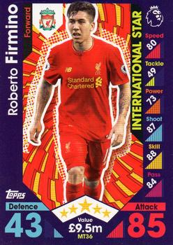 2016-17 Topps Match Attax Premier League - Mega Tin Exclusives #MT36 Roberto Firmino Front