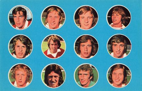 1975-76 FKS Euro Soccer Postcards #NNO Manchester United Front