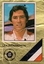 1978 FKS Publishers Soccer Stars Golden Collection #444 Lex Richardson Front