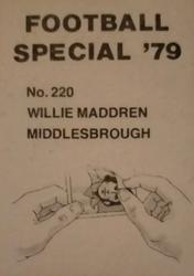 1978-79 Americana Football Special 79 #220 Willie Maddren Back