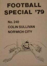 1978-79 Americana Football Special 79 #240 Colin Sullivan Back