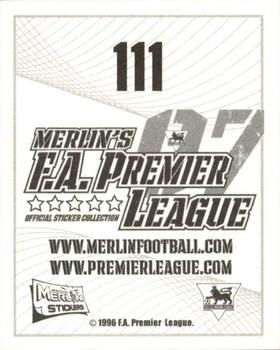 2006-07 Merlin F.A. Premier League 2007 #111 Jonathan Fortune Back