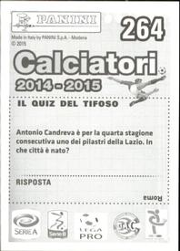 2014-15 Panini Calciatori Stickers #264 Federico Marchetti Back