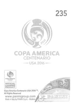 2016 Panini Copa America Centenario Stickers #235 Alvaro Pereira Back