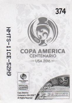2016 Panini Copa America Centenario Stickers #374 Bolivia Logo Back