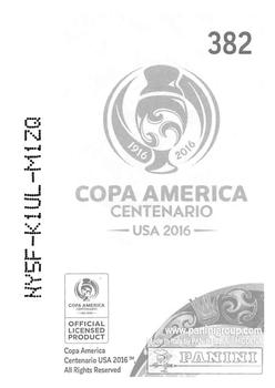 2016 Panini Copa America Centenario Stickers #382 Erwin Saavedra Back