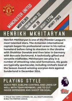 2017-18 Topps Premier Gold - Green #88 Henrikh Mkhitaryan Back