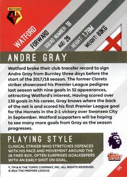 2017-18 Topps Premier Gold - Green #135 Andre Gray Back