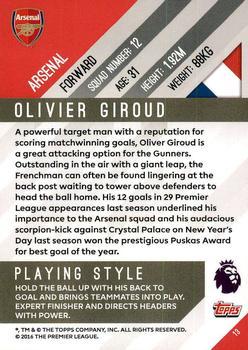 2017-18 Topps Premier Gold - Red #13 Olivier Giroud Back