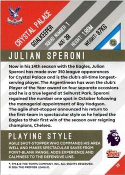 2017-18 Topps Premier Gold - Yellow #38 Julian Speroni Back