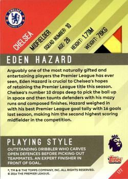 2017-18 Topps Premier Gold - Yellow #172 Eden Hazard Back