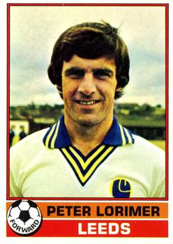 1977-78 Topps Footballer English (Red Backs) #208 Peter Lorimer Front