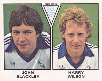 1979-80 Panini Football 80 (UK) #472 John Blackley / Harry Wilson Front