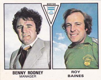 1979-80 Panini Football 80 (UK) #559 Benny Rooney / Roy Baines Front