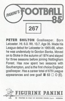 1984-85 Panini Football 85 (UK) #267 Peter Shilton Back