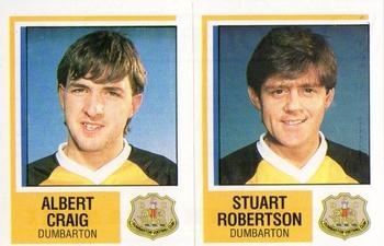 1984-85 Panini Football 85 (UK) #461 Albert Craig / Stuart Robertson Front