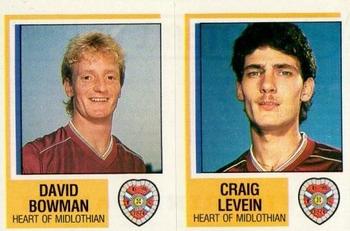1984-85 Panini Football 85 (UK) #488 David Bowman / Craig Levein Front