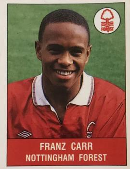 1990-91 Panini Football 91 (UK) #247 Franz Carr Front