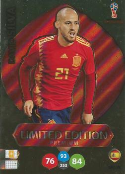 2018 Panini Adrenalyn XL FIFA World Cup 2018 Russia  - Limited Editions #LE-DSI David Silva Front