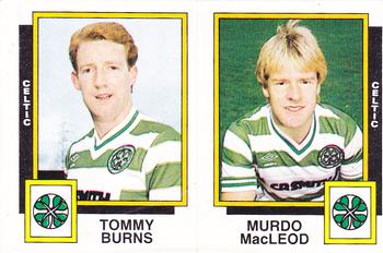 1985-86 Panini Football 86 (UK) #468 Tommy Burns / Murdo MacLeod Front